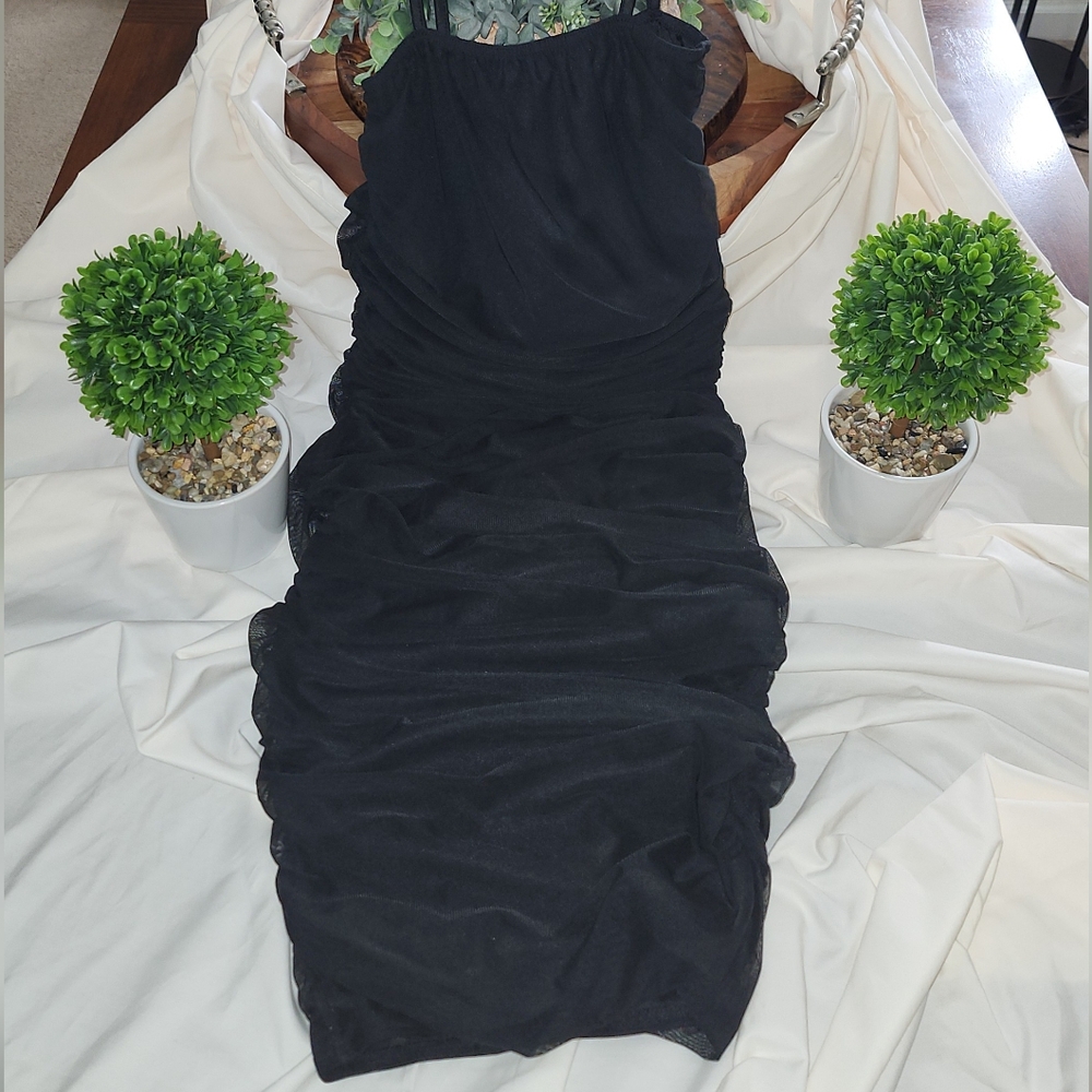 BLACK  CUTE DRESS